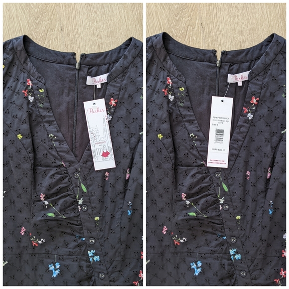 NWT Eyelet Parker Gigi high/low dress sz 4 - Picture 5 of 6